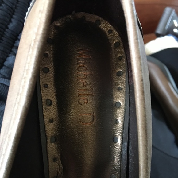 Michelle D leather heeled penny loafers - Picture 12 of 14